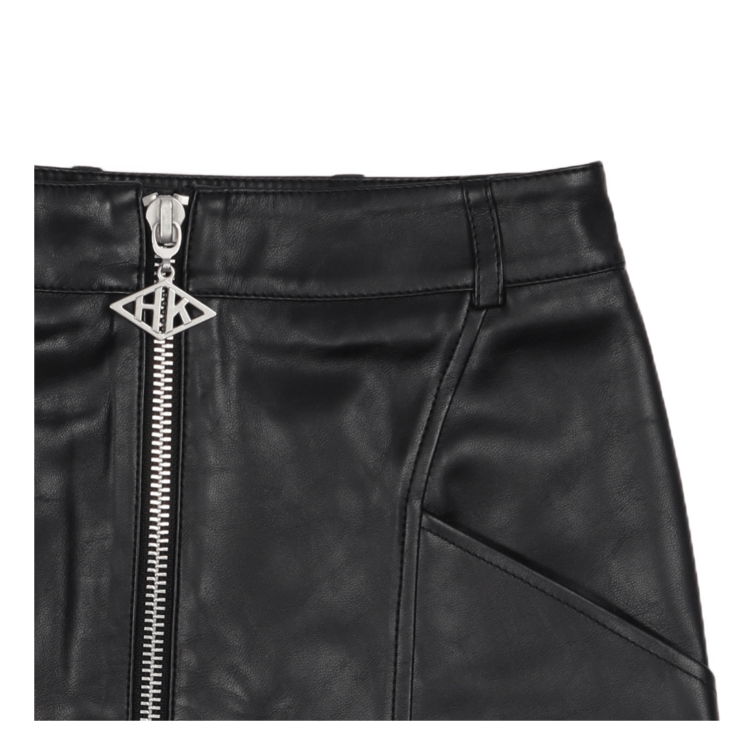 Mini Zip Skirt Black