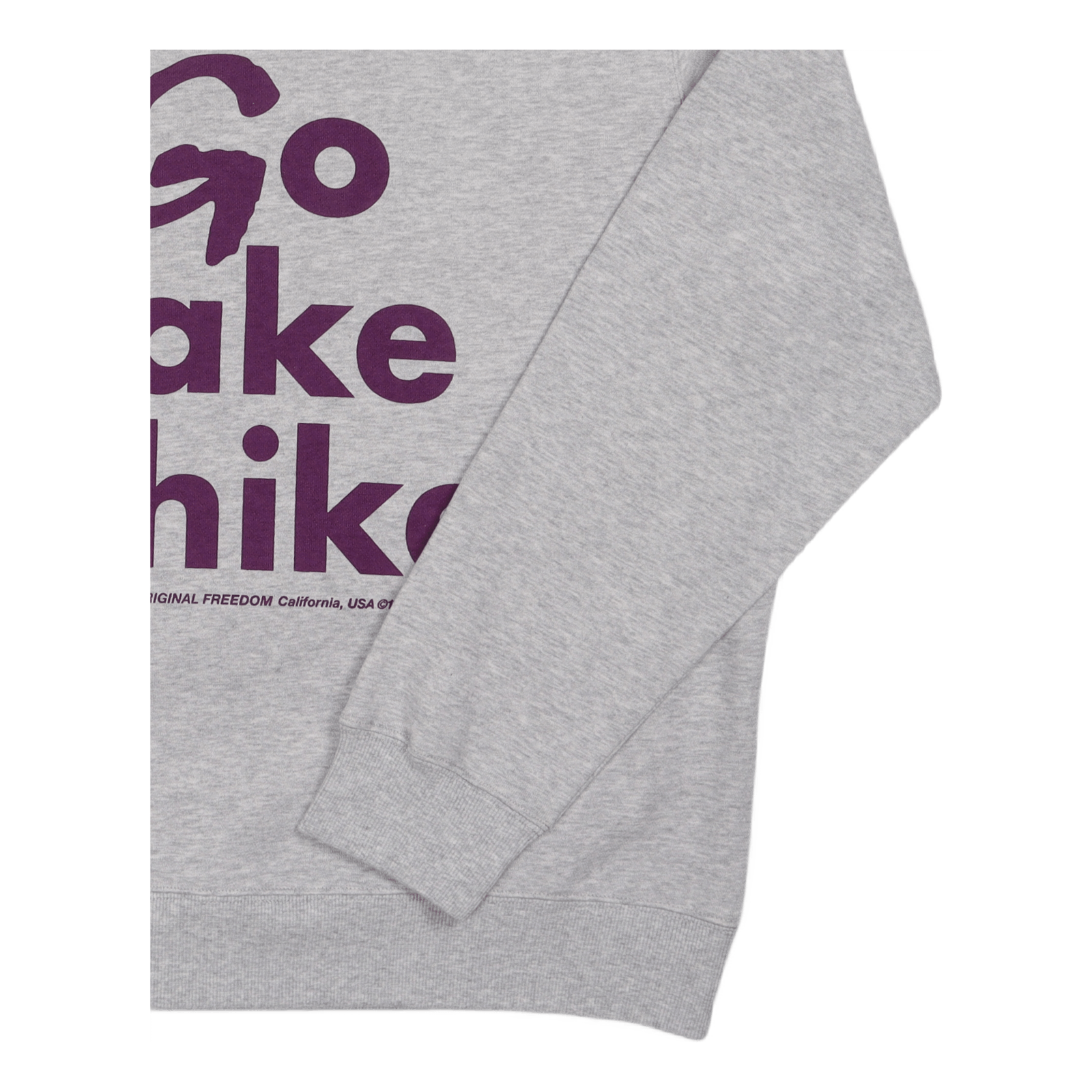 Take A Hike Sweatshirt Ash Heather