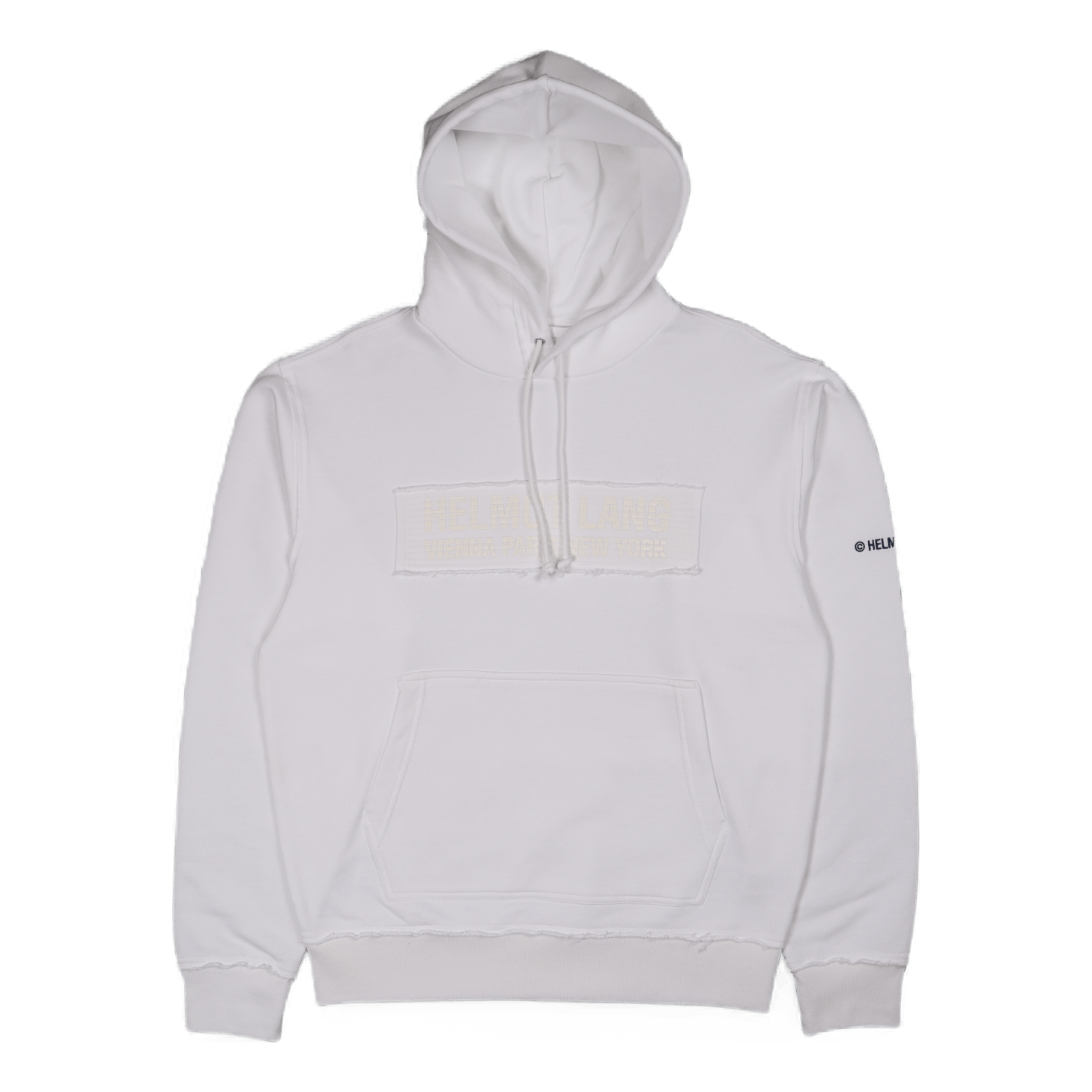 Trapunto Hoodie White