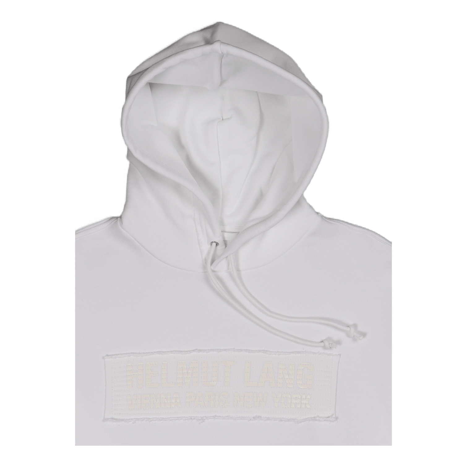 Trapunto Hoodie White
