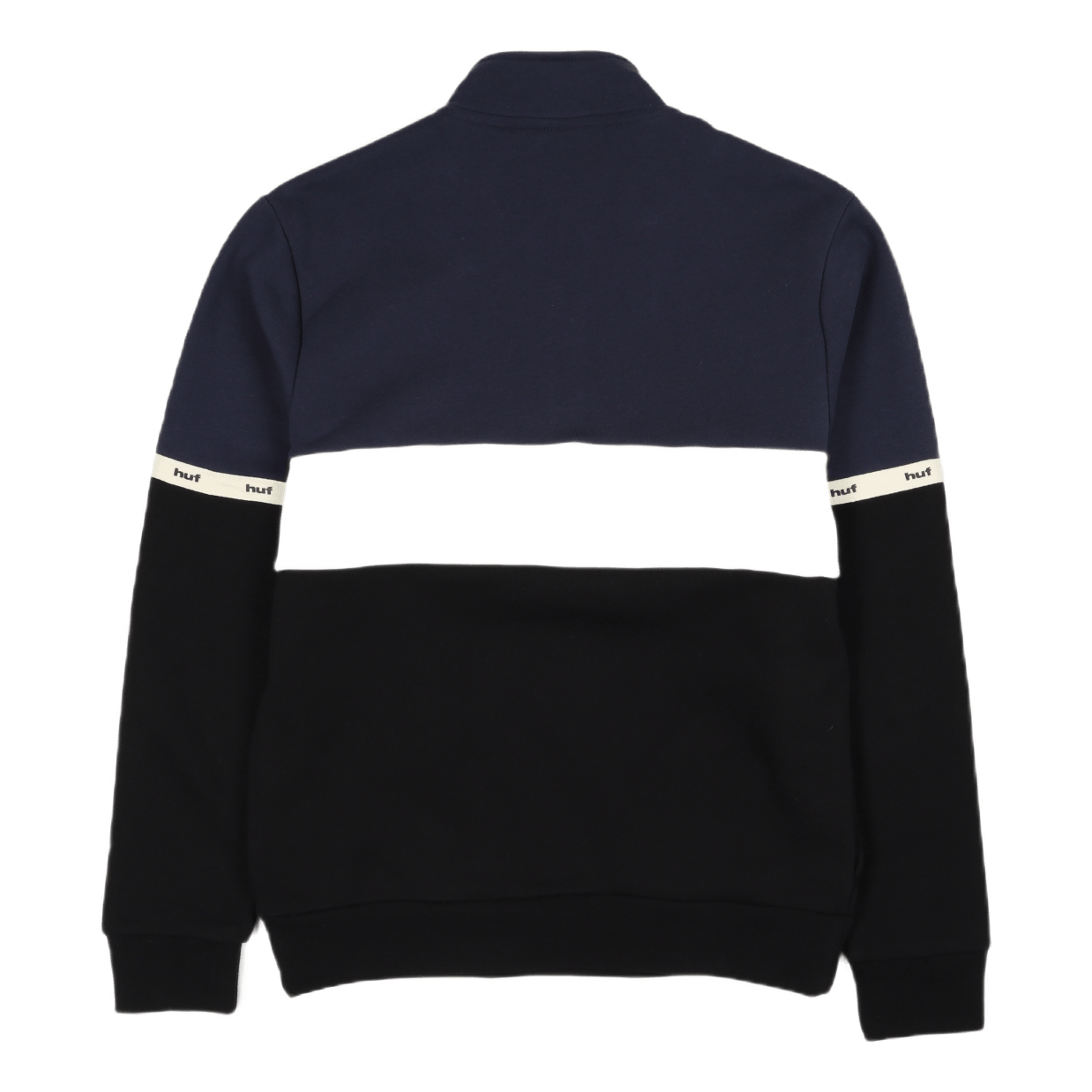 Taped 1/4 Zip Fleece Black