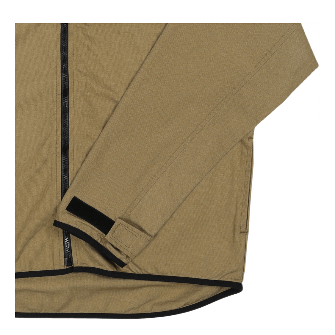 L/s Fz Throwshirt Heritage Khaki