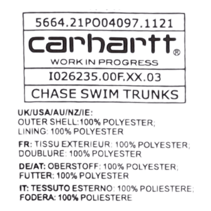 Chase Swim Trunks Black / Gold