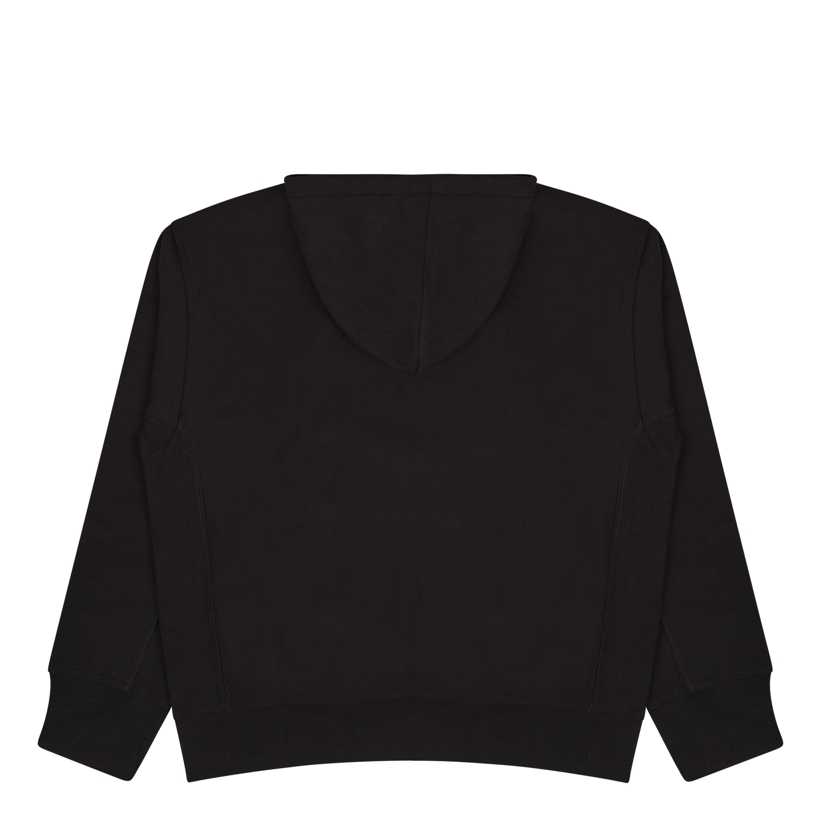 Hooded American Script Sweat Black