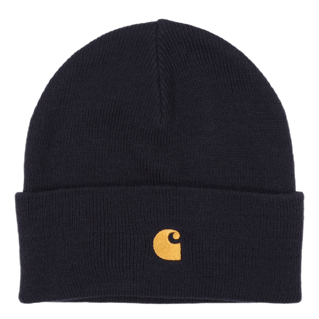 Chase Beanie Dark Navy / Gold