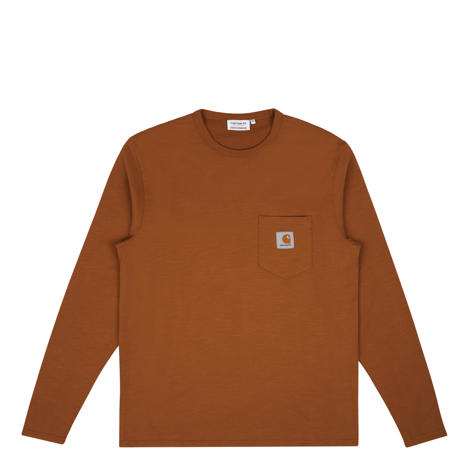 Quartersnacks Slub Yarn Pkt Ts Hamilton Brown Heather