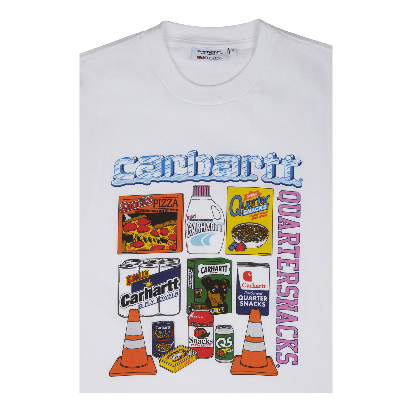 Quartersnacks S/s Graphic T-s White