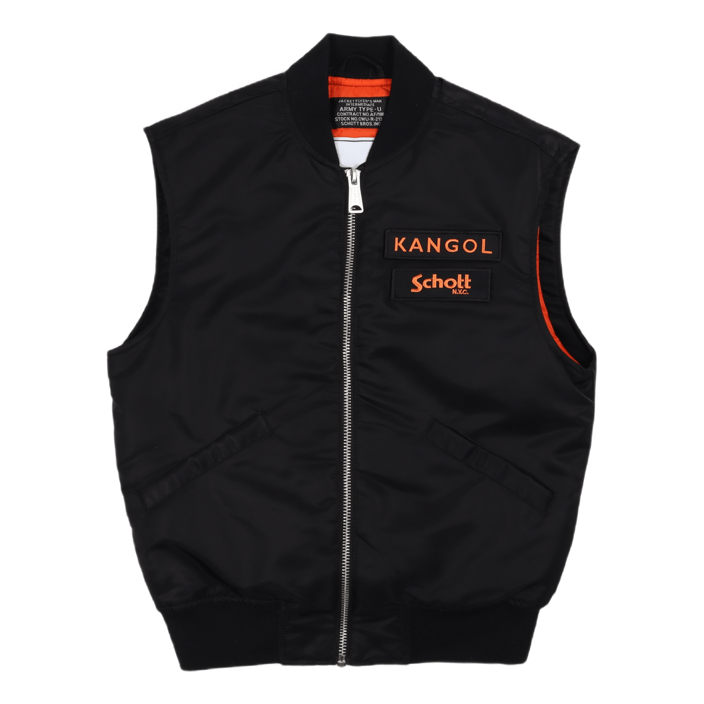 Ma-v Kangol X Schott Black