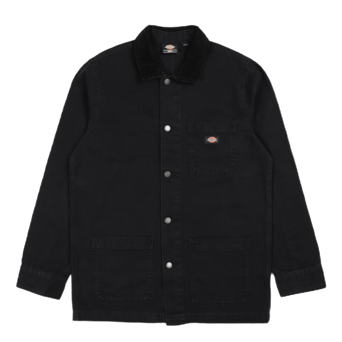 Duck Lined Chore Jacket Stone Washed Black