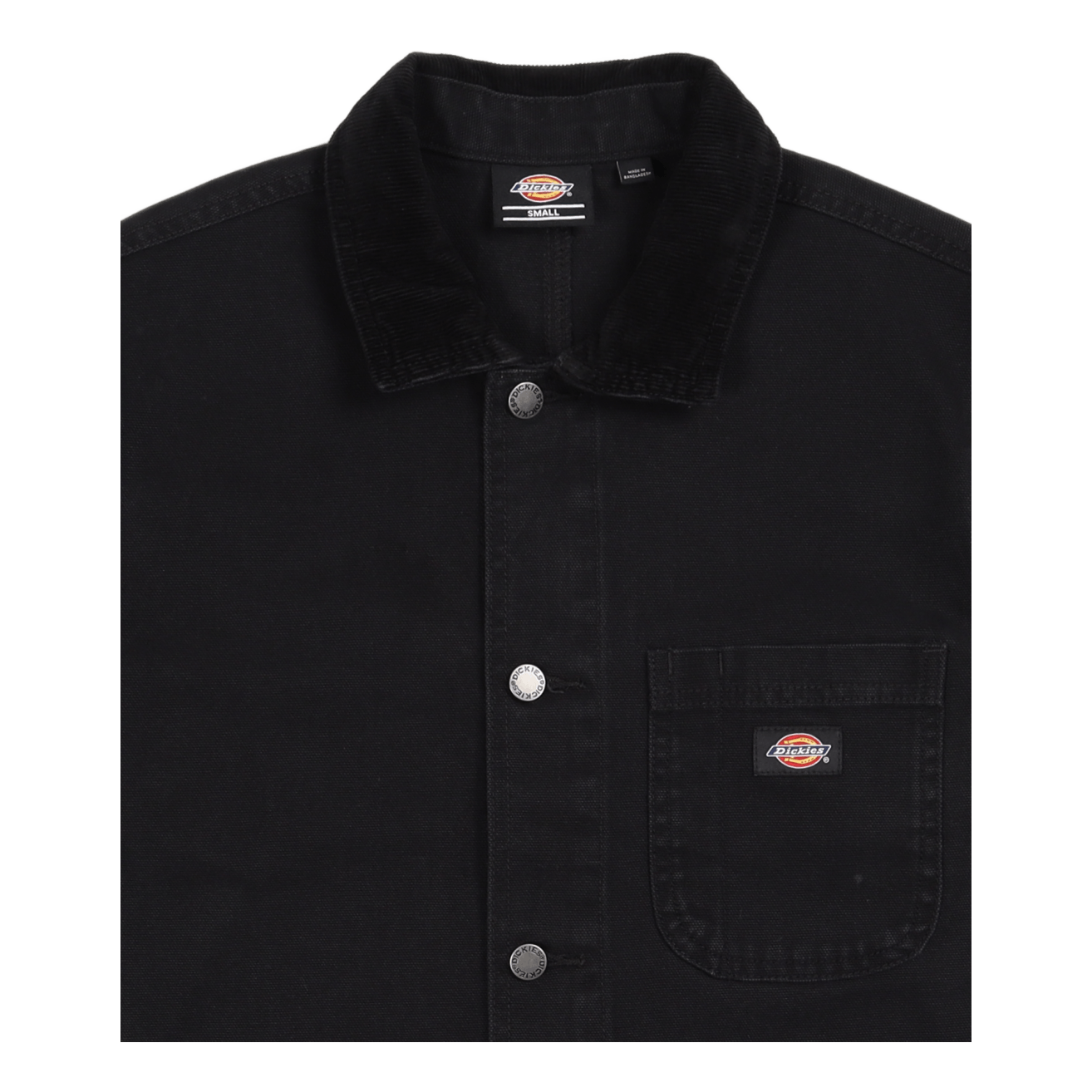 Duck Lined Chore Jacket Stone Washed Black