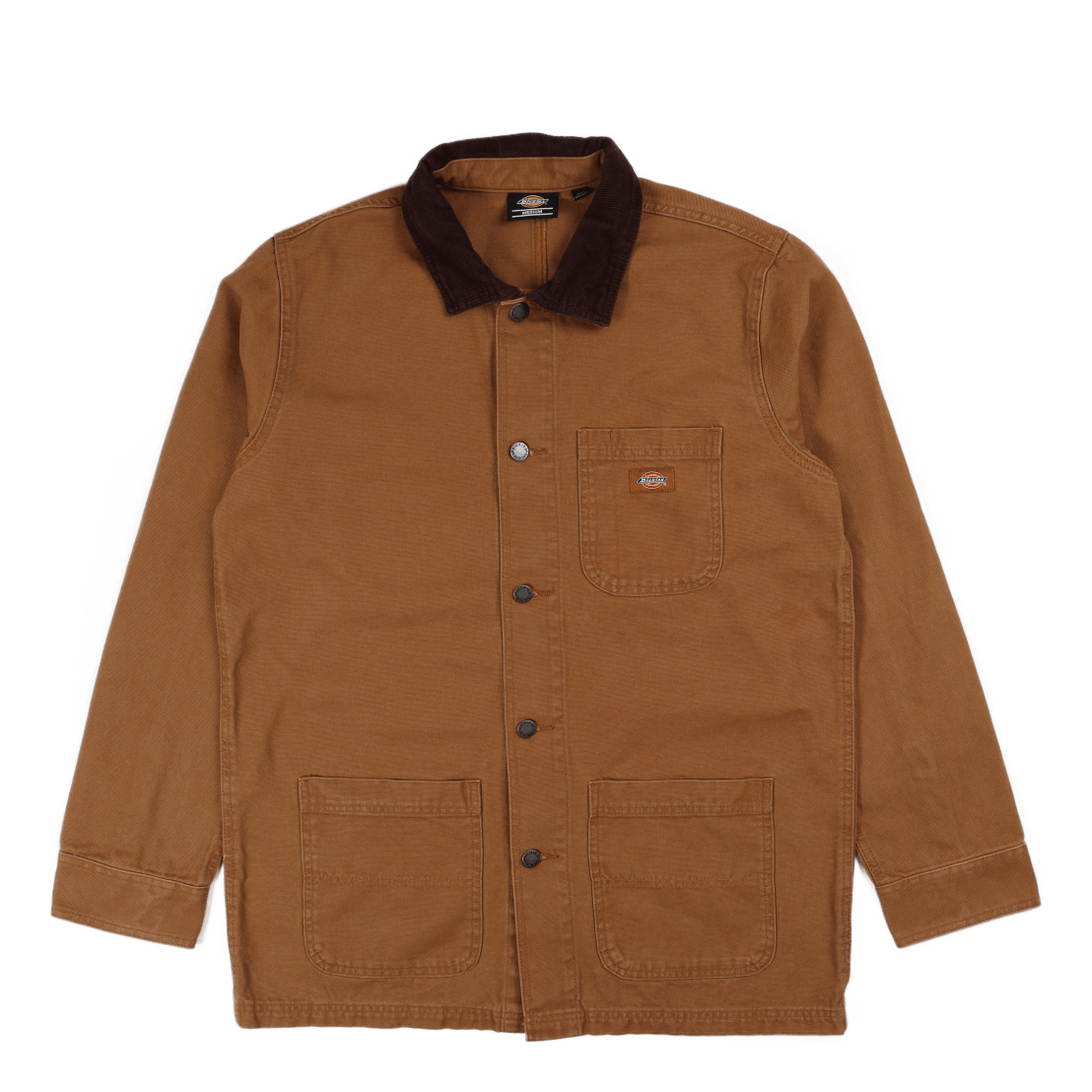 Duck Lined Chore Jacket Stone Washed Brown Duck