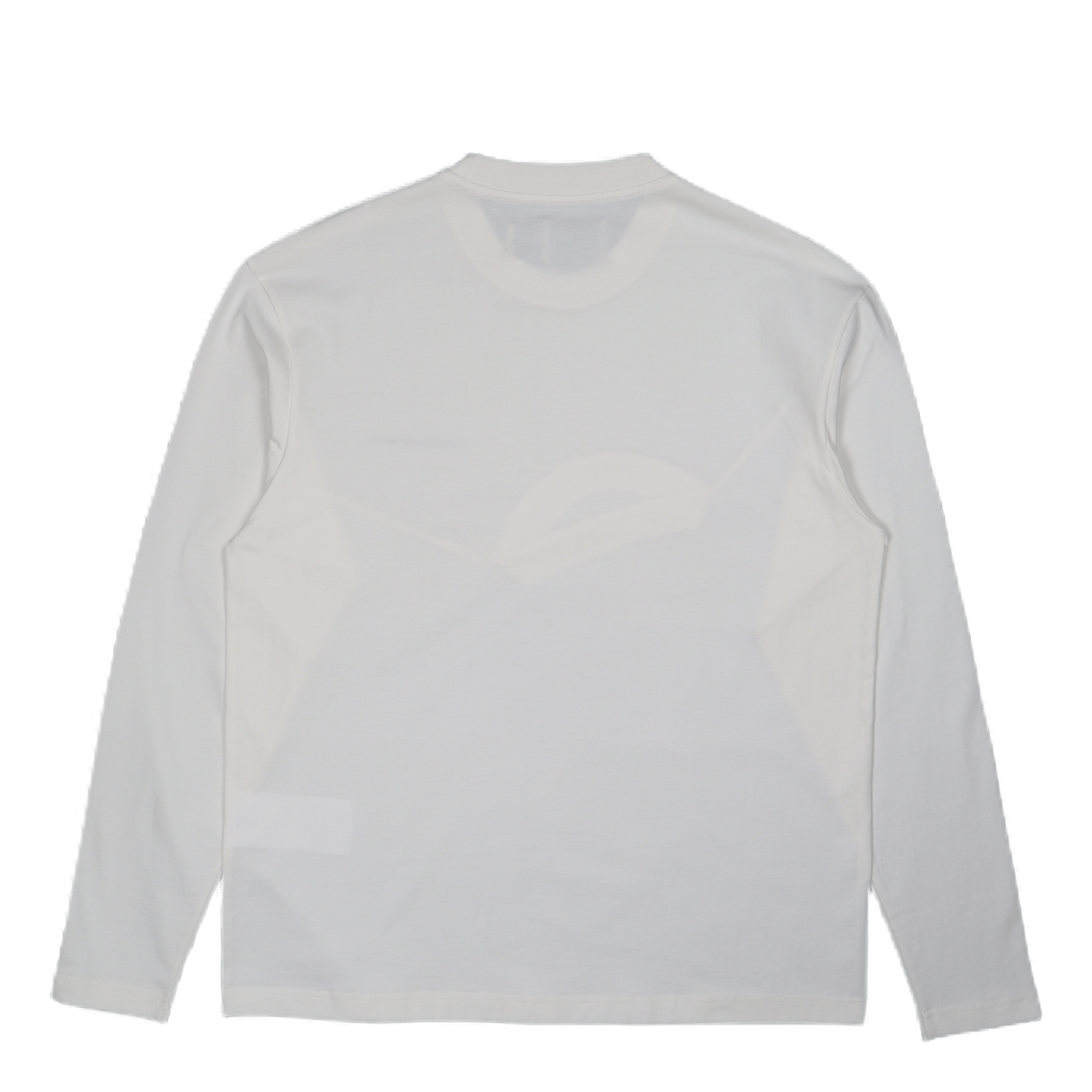 Long Sleeved Double Crew White