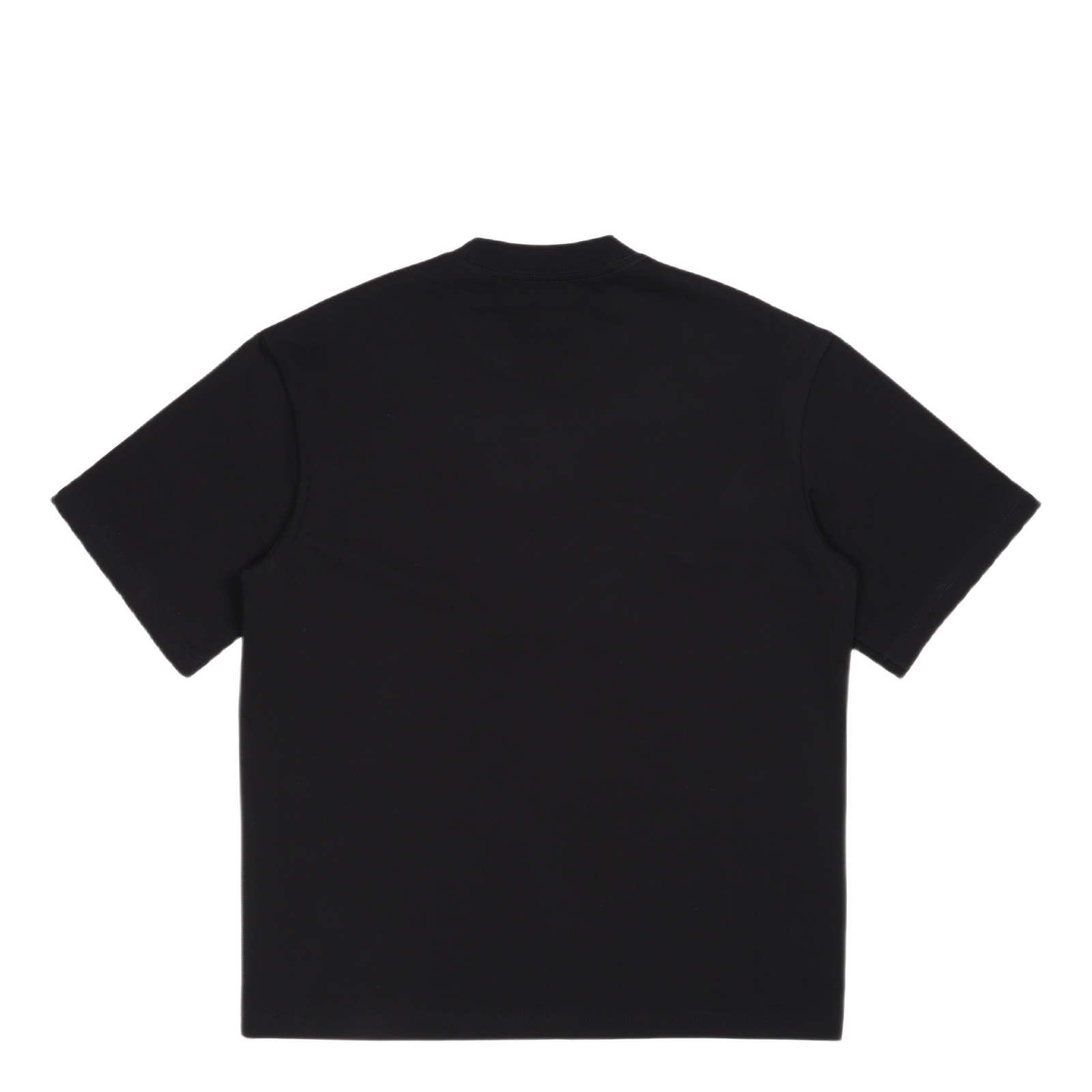 Panelled Collar T-shirt Black