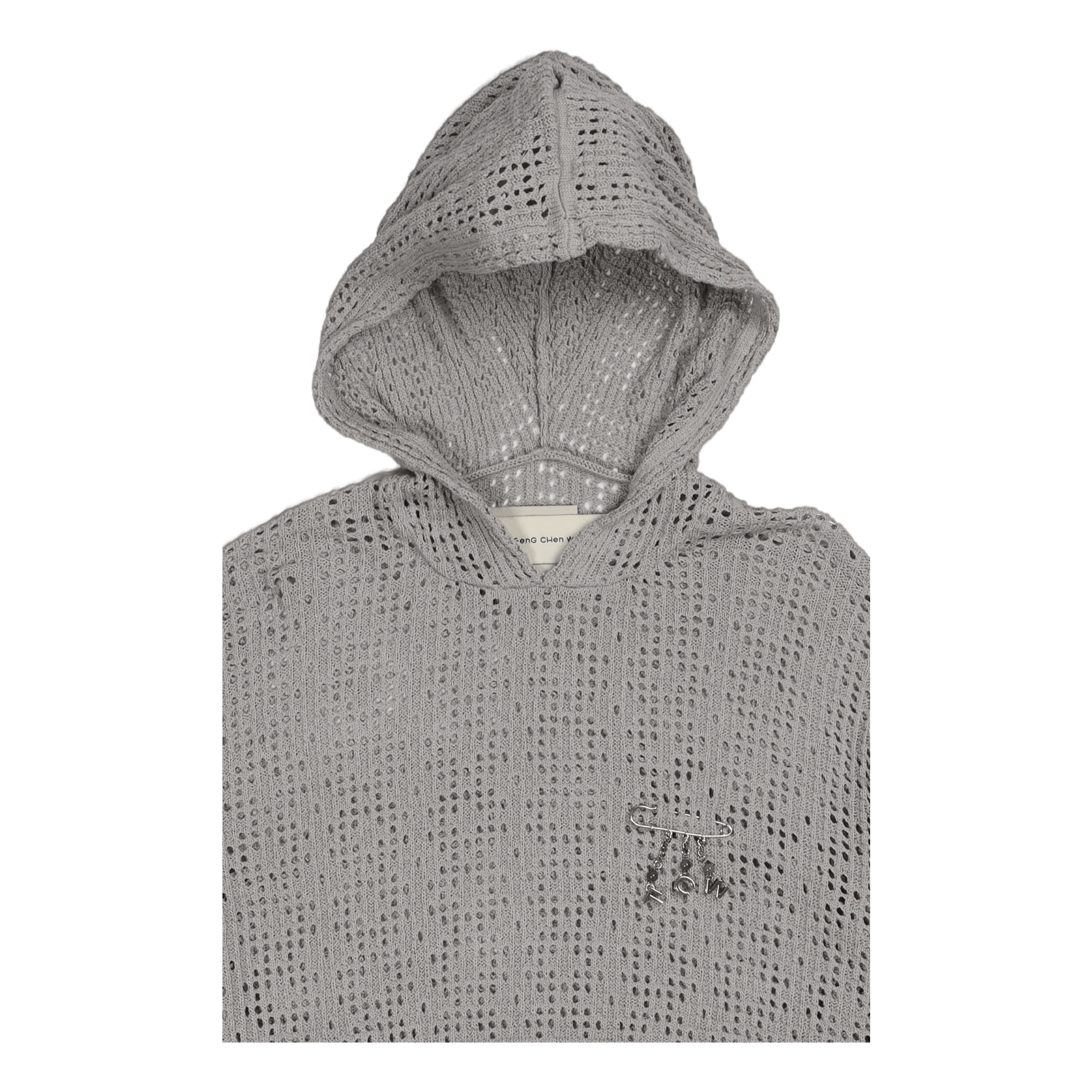 Hoodied Knit Grey