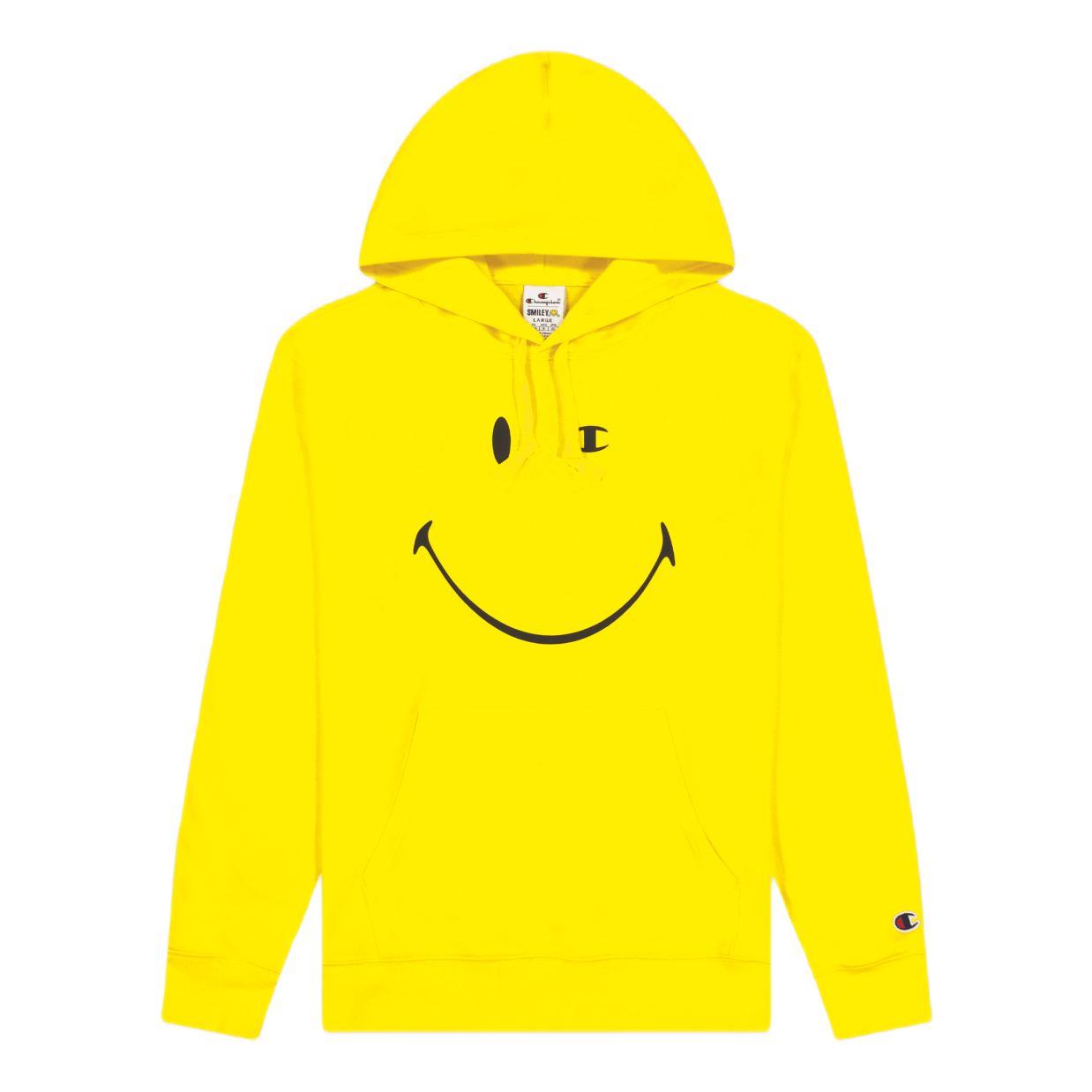 Champion X Smiley - Hooded Ful Blazing Yellow