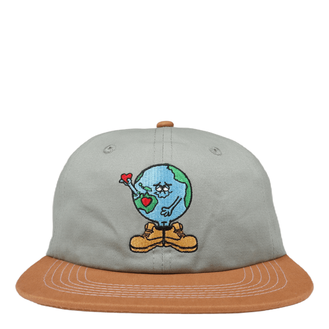 Timbo 6 Panel Cap Sage / Brown