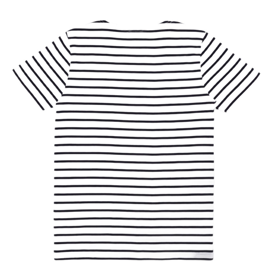 Striped Breton Shirt "hoëdic" White/navire Navy