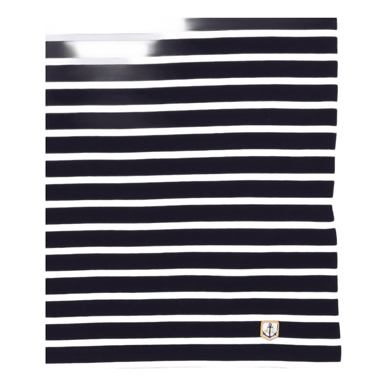 Striped Breton Shirt "hoëdic" Navire Navy/ White