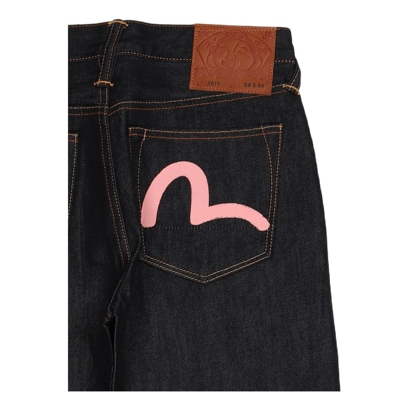 Evisu 2017 Pink Seagull Print Indigo