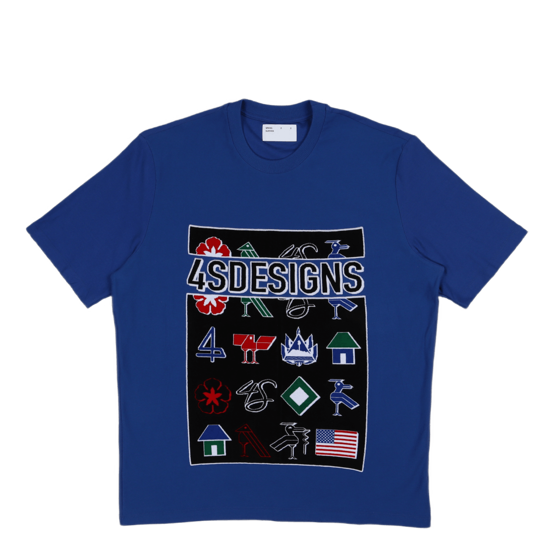 Wide Shirt S/s Jacquard Multi