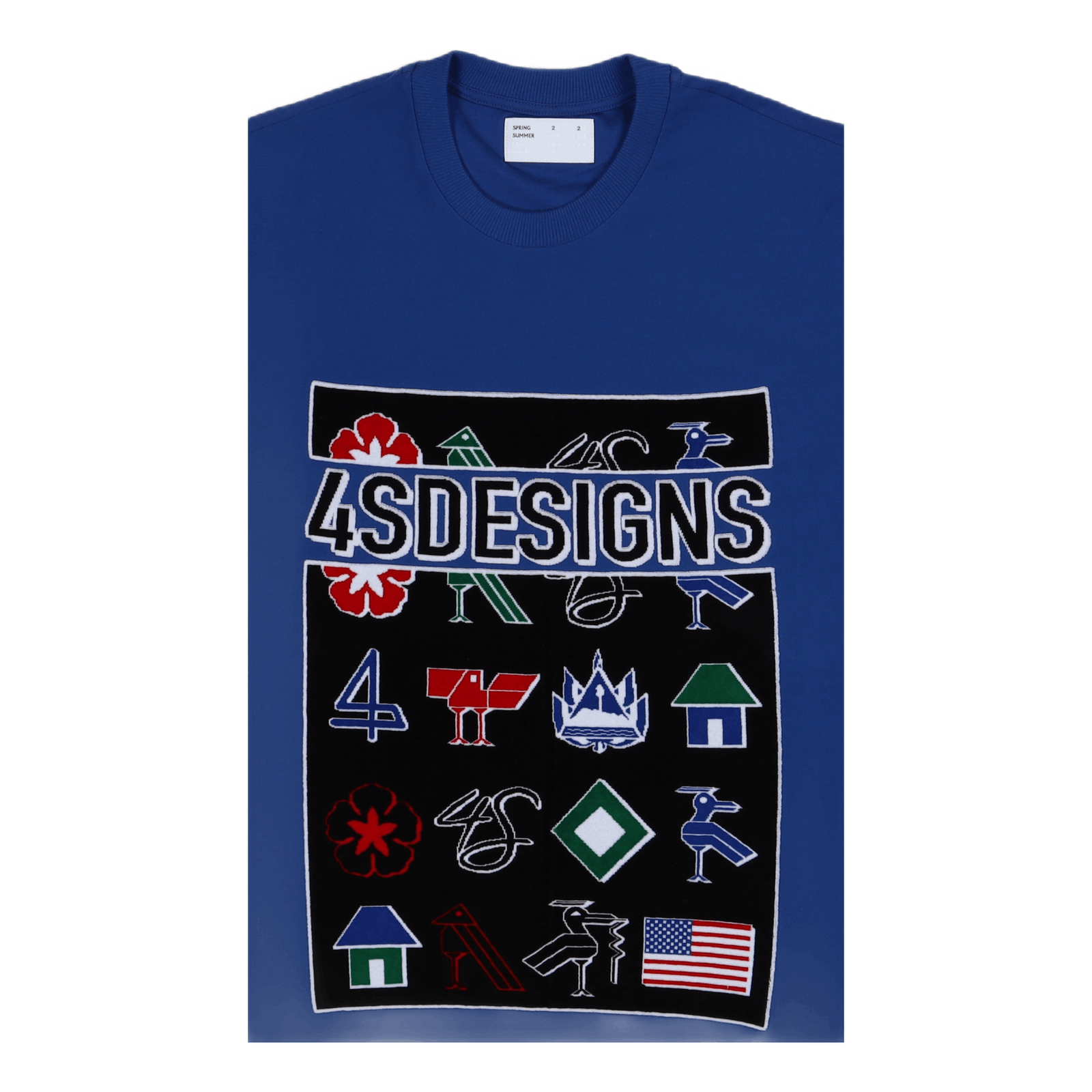 Wide Shirt S/s Jacquard Multi