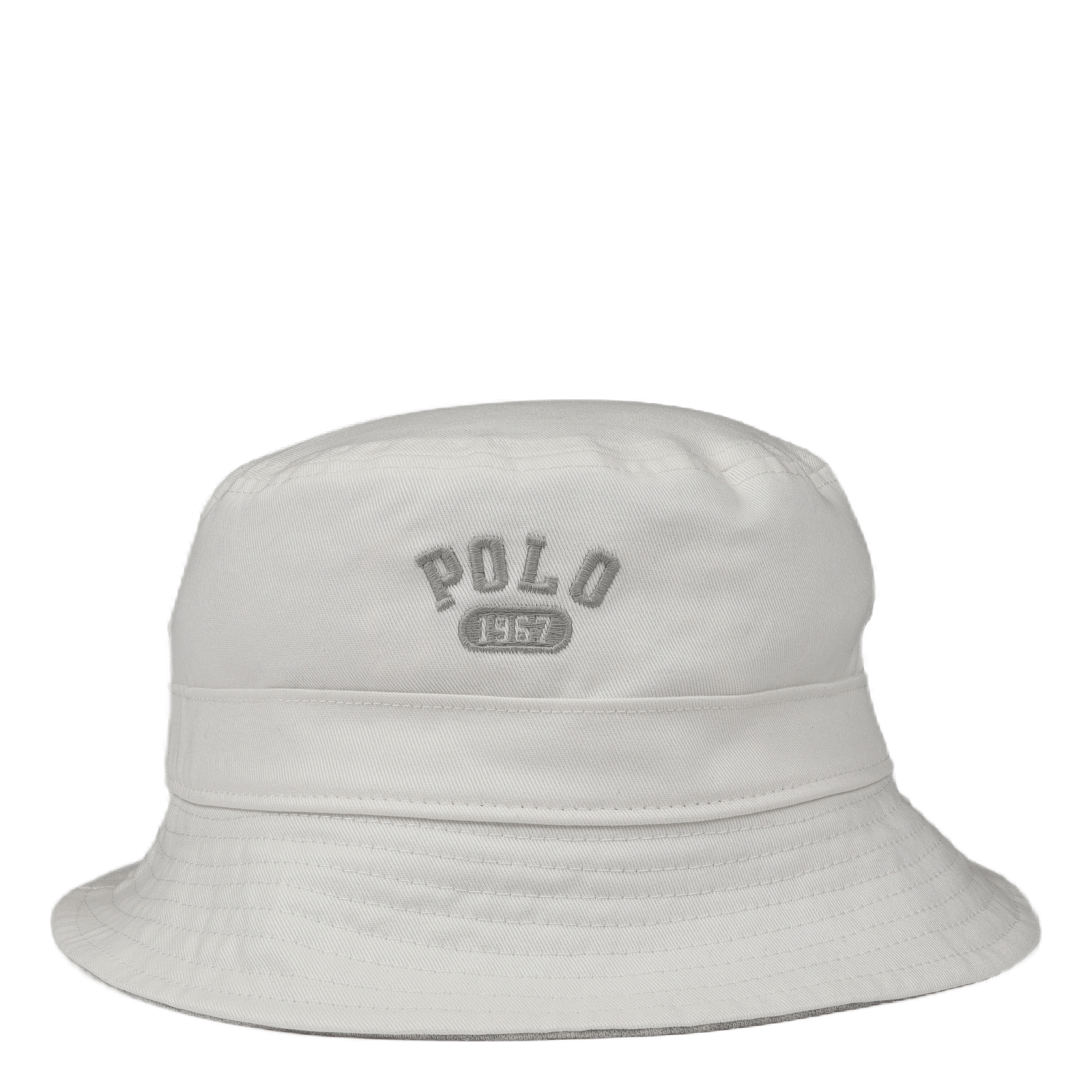 Reversible Fleece & Twill Bucket Hat Lght Sprt Hthr/Deckwash White