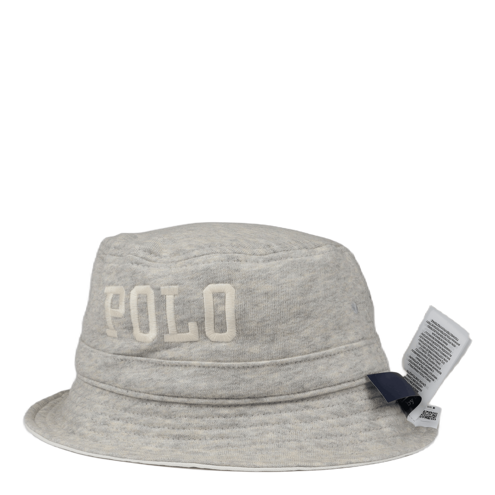 Reversible Fleece & Twill Bucket Hat Lght Sprt Hthr/Deckwash White