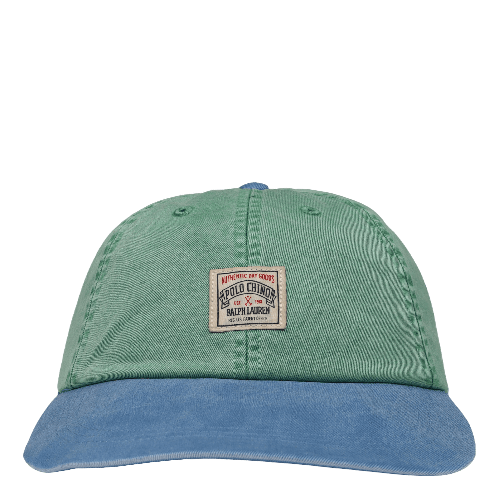 Cotton Chino Long-Bill Cap Raft Green