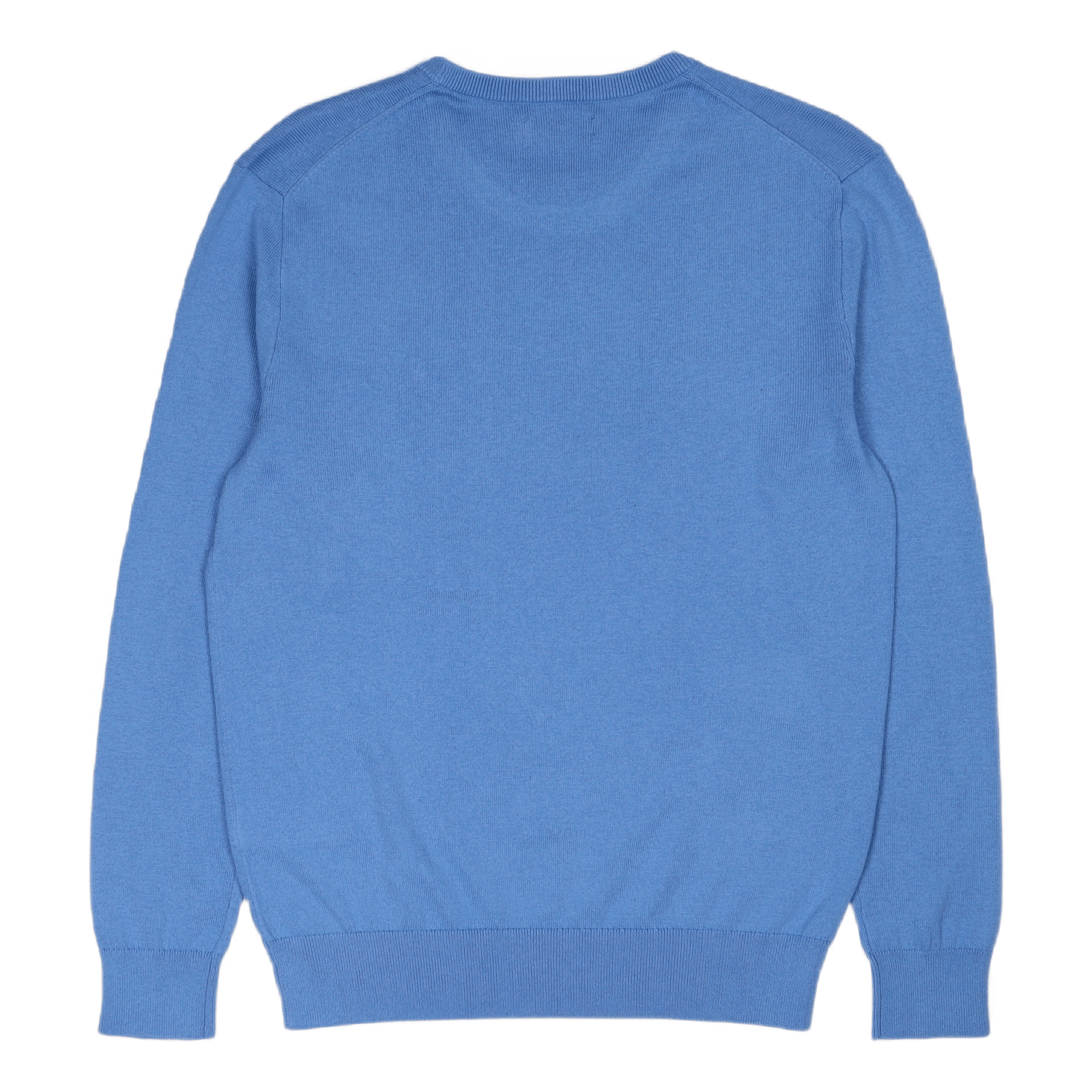 Cotton-Cashmere Crewneck Sweater Harbor Island Blue
