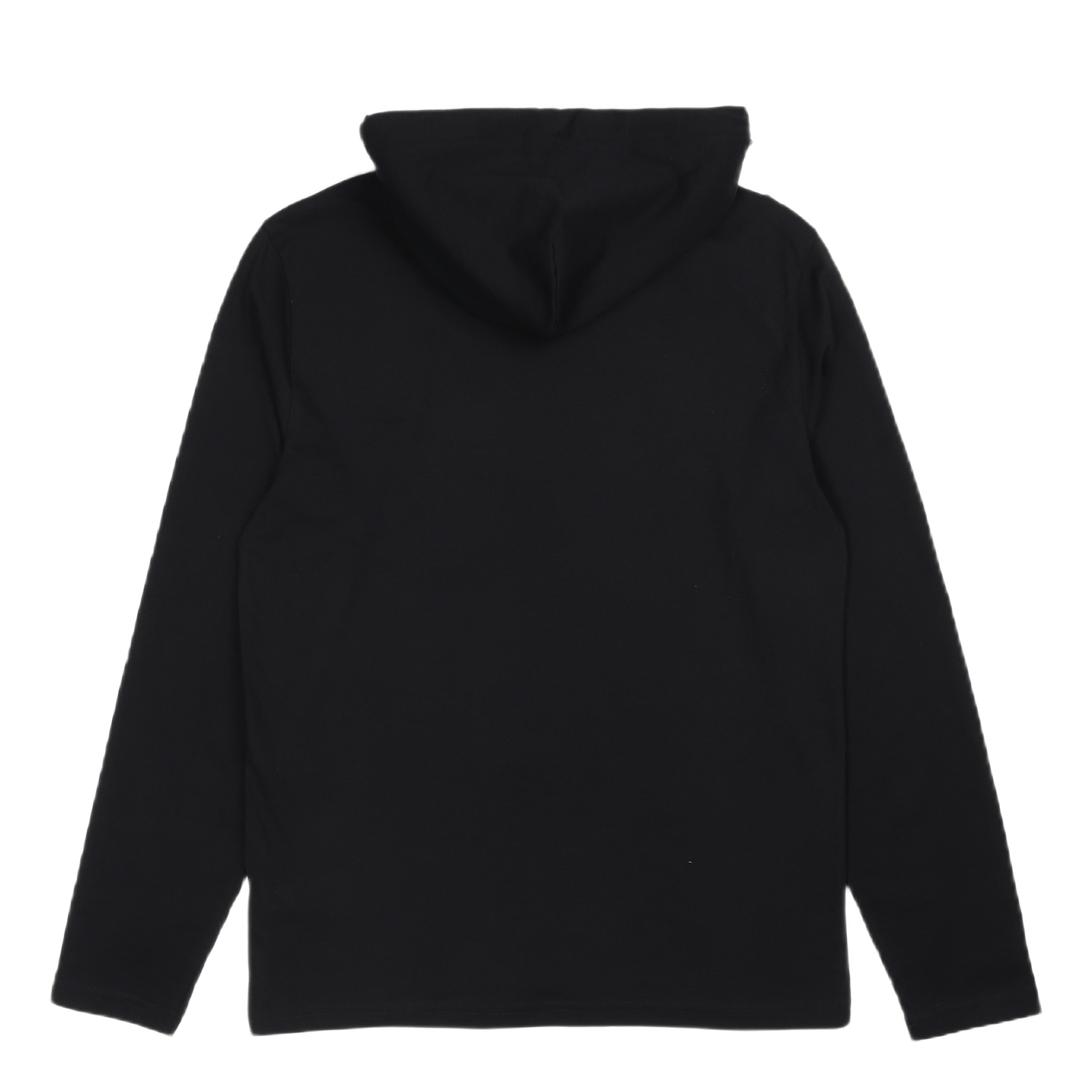 Jersey Hooded T-Shirt Polo Black