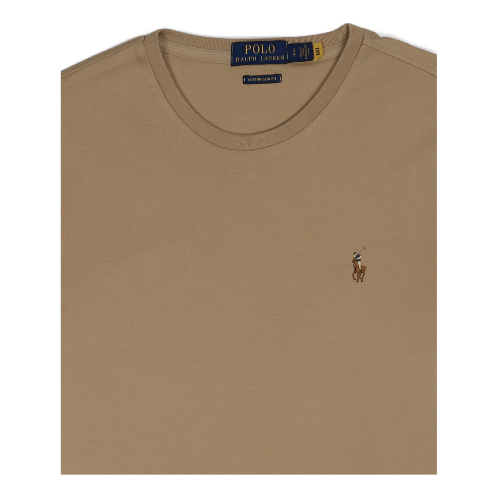 Custom Slim Fit Soft Cotton T-Shirt Vintage Khaki