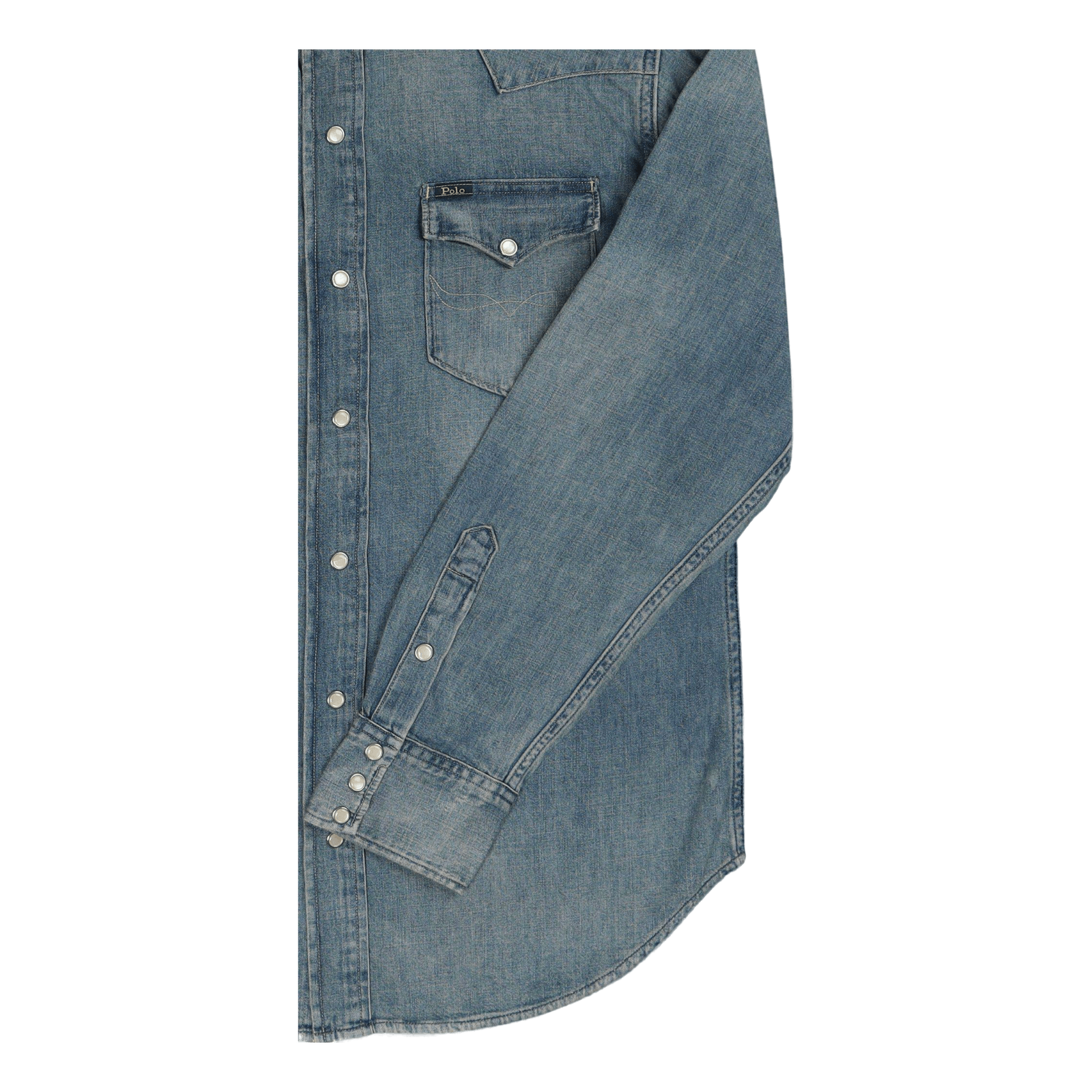 Slub Denim Western Shirt Rl Western