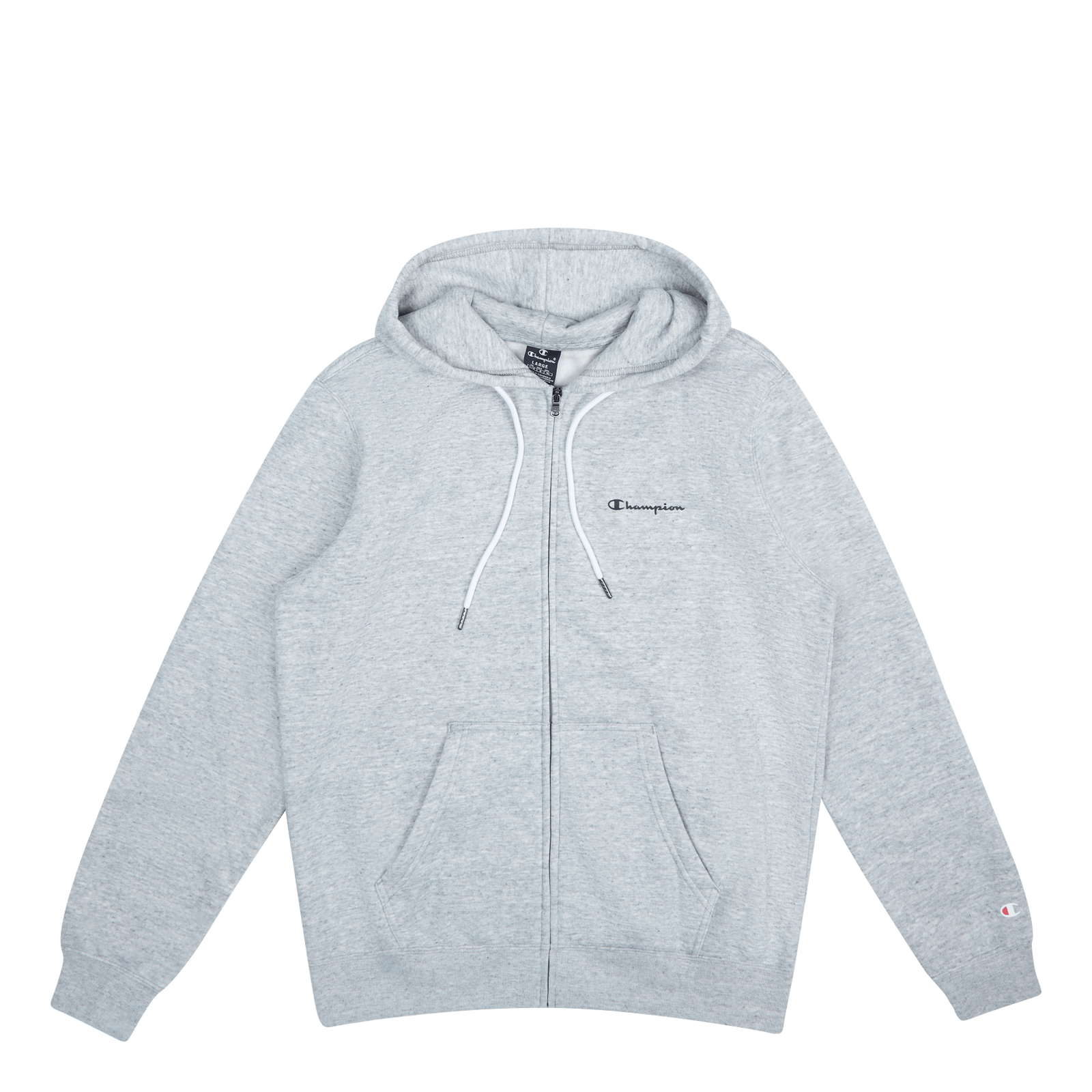 Hooded Full Zip Sweatshirt New Oxford Grey Melange