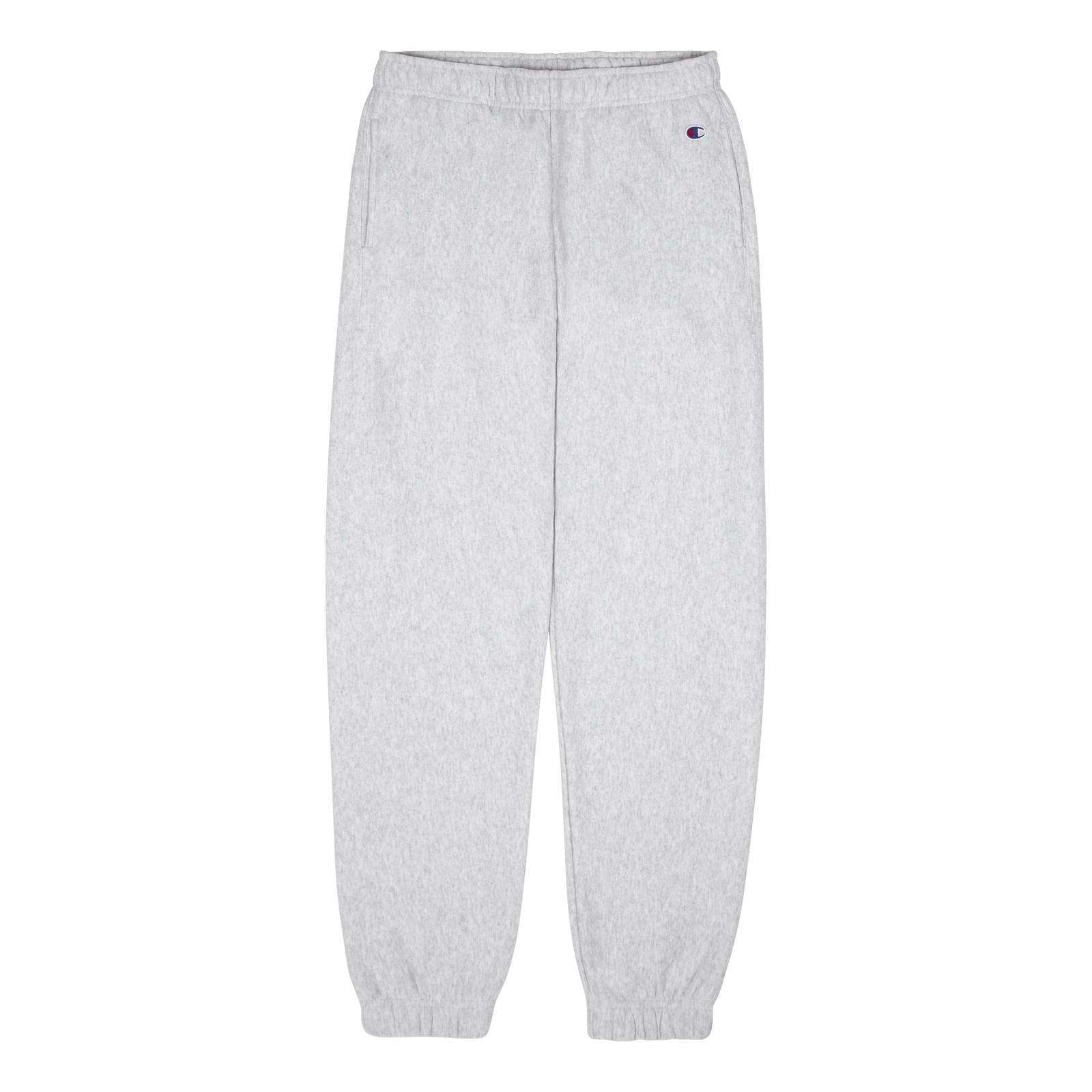 Elastic Cuff Pants Gray Melange Light