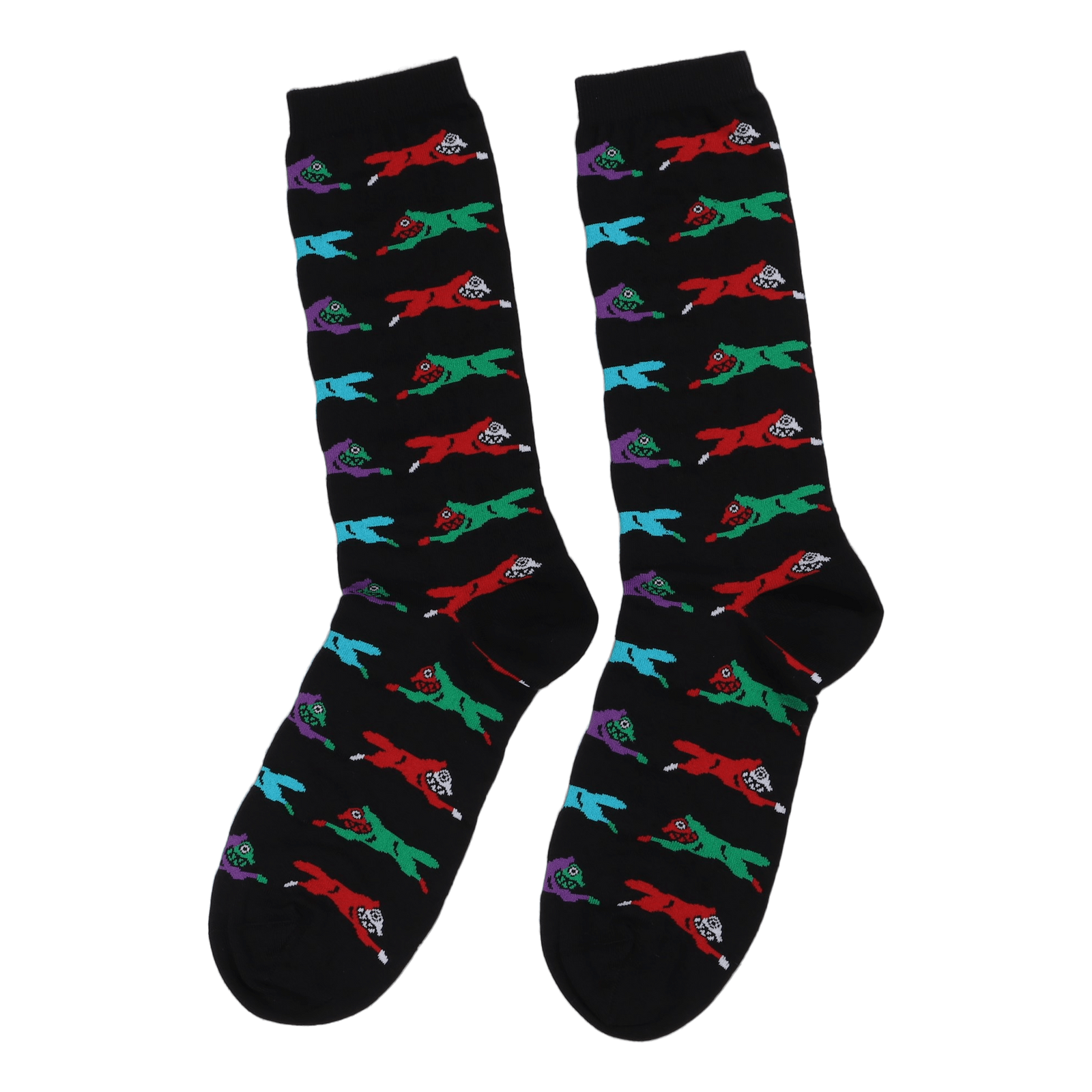 Running Dog Socks Black