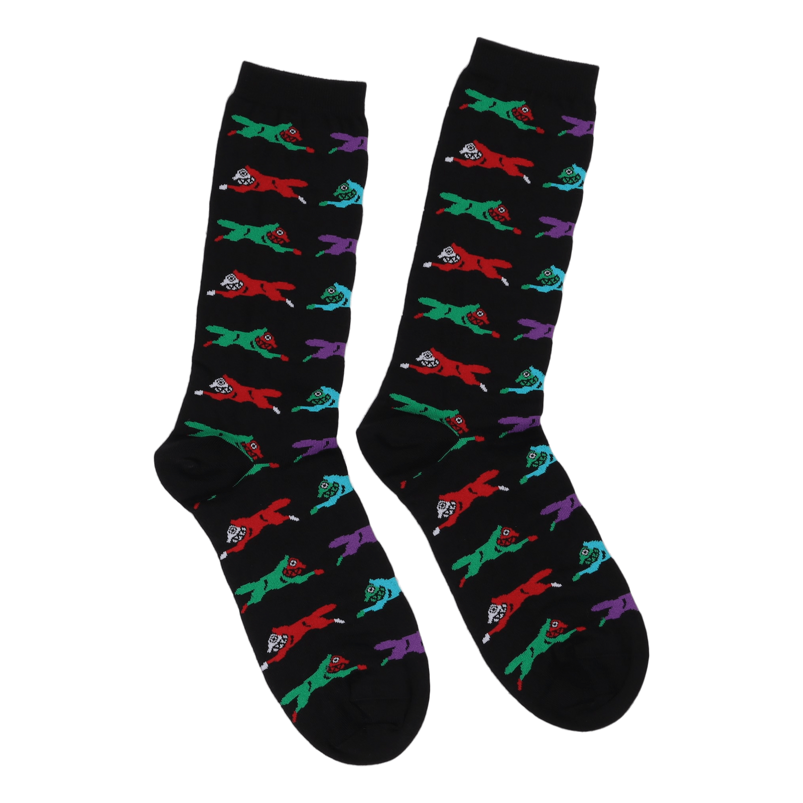 Running Dog Socks Black