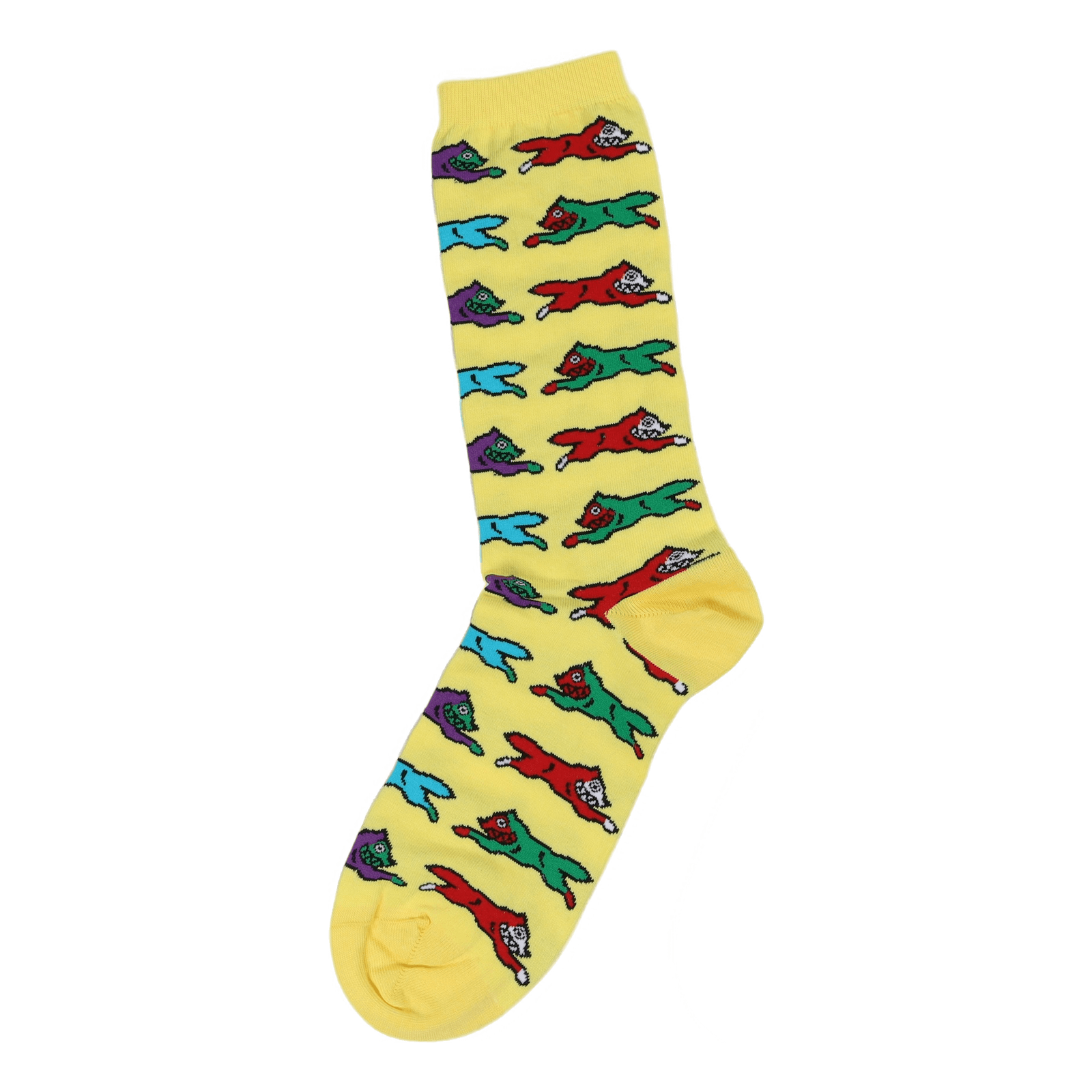 Running Dog Socks Yellow