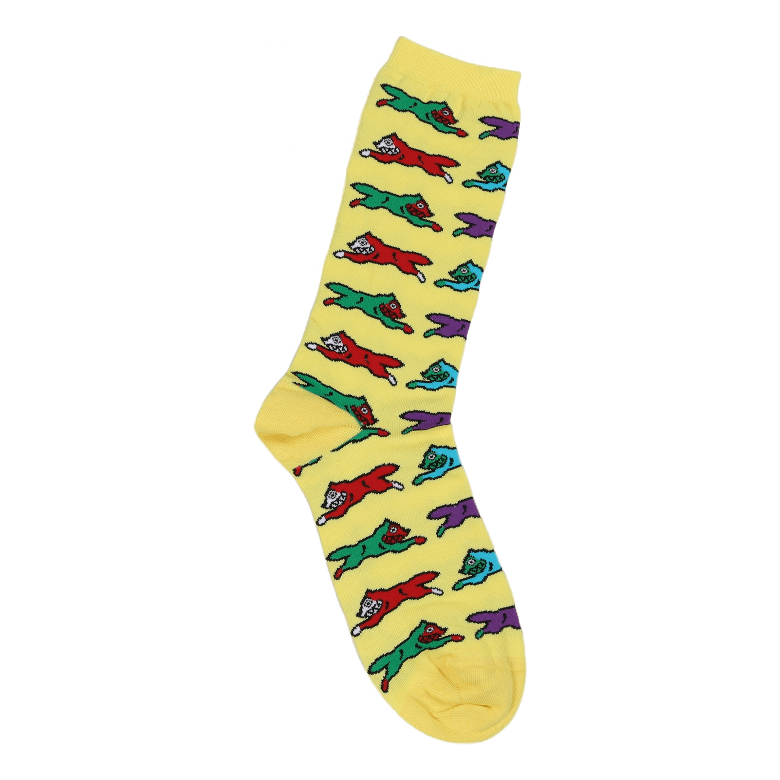 Running Dog Socks Yellow