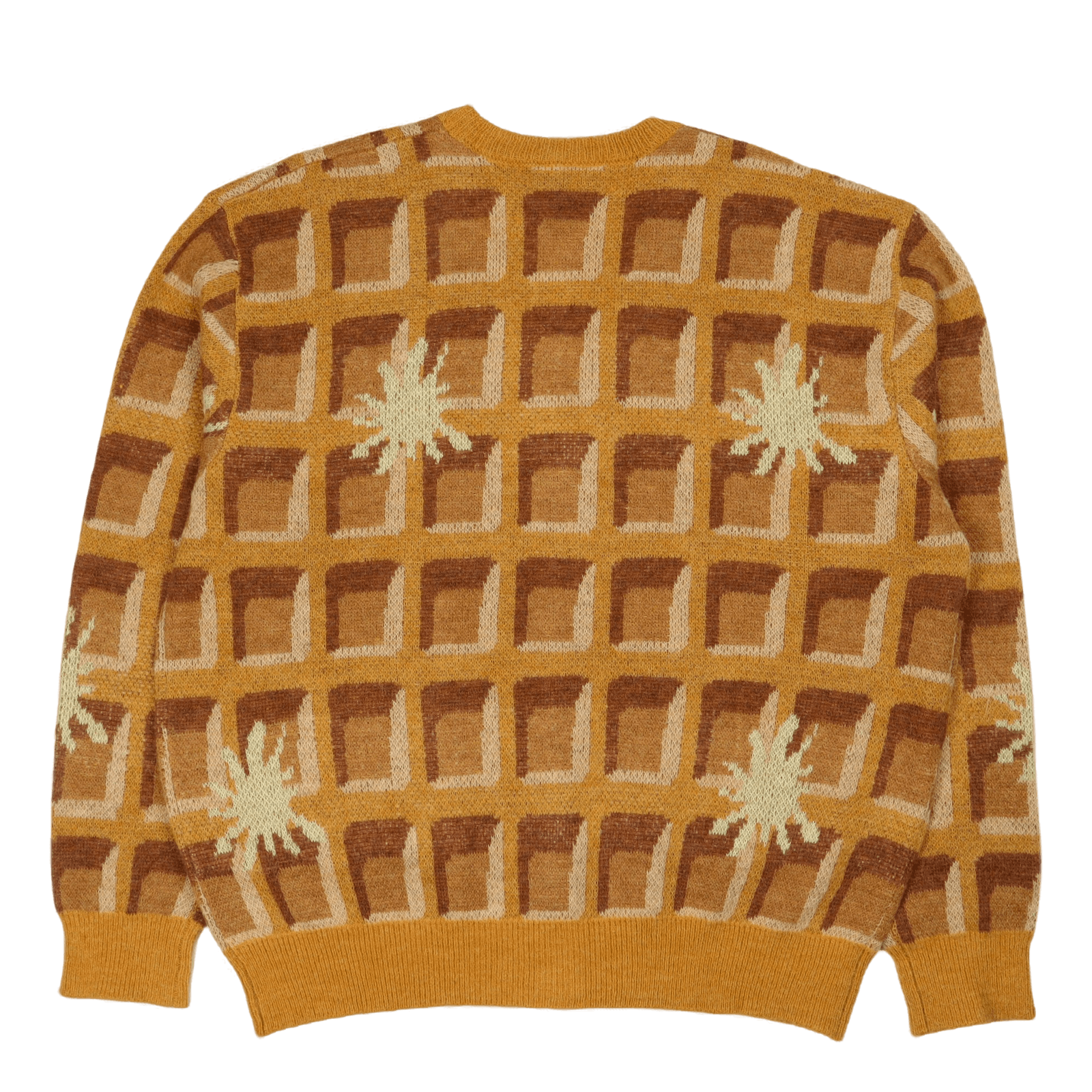 Waffle Cardigan Waffle Print