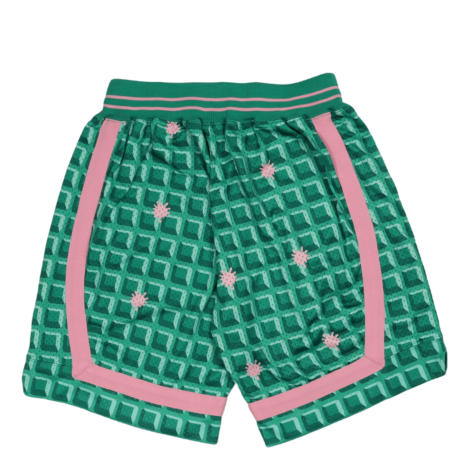 Waffle Basketball Short Green