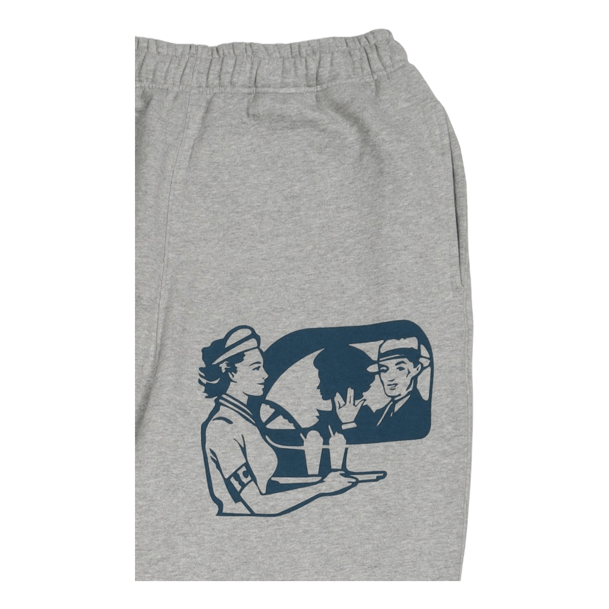 Multi Logo Sweatpant Heather Grey