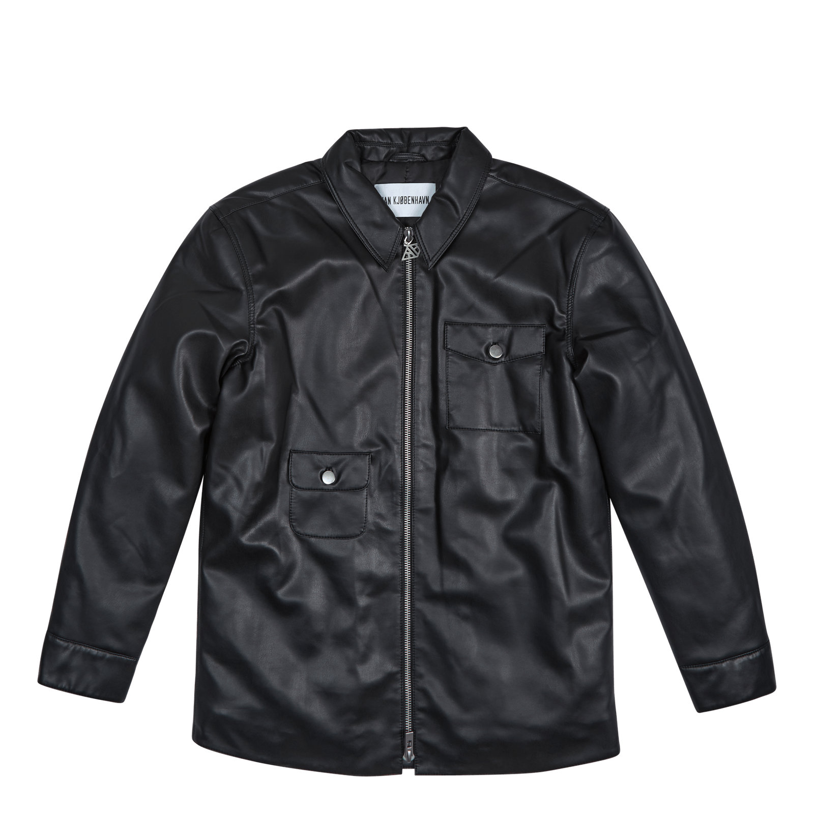 Army Zip Overshirt Black