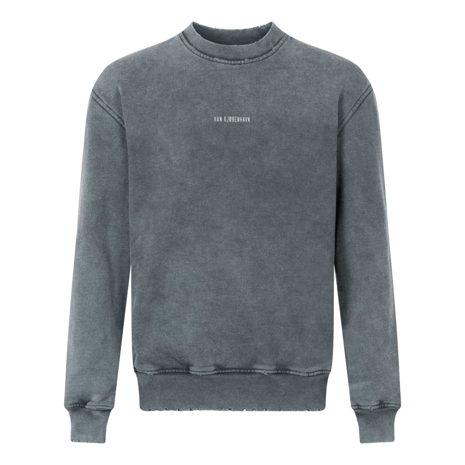 Distressed Crew Logo Distressed Dark Grey
