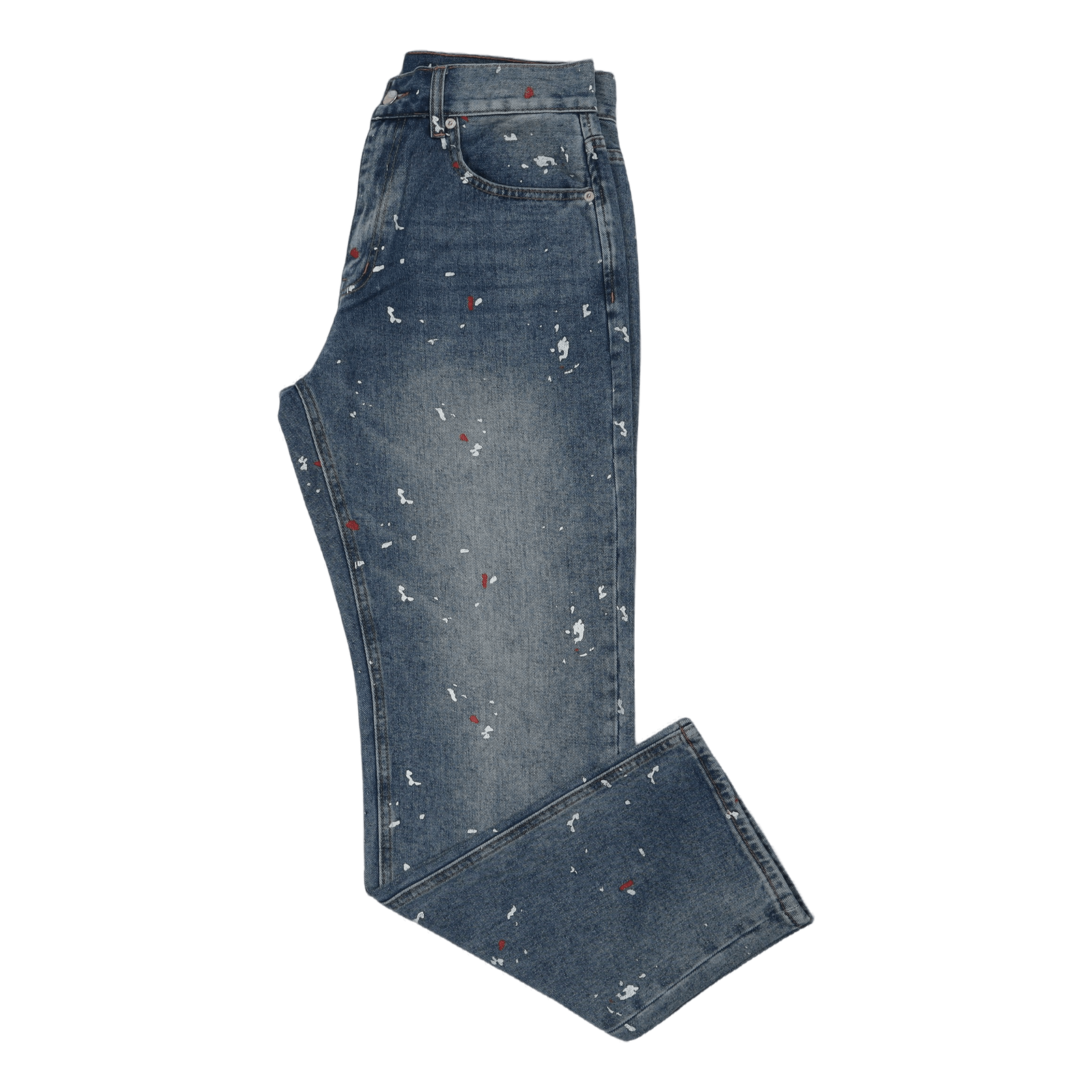 Denim Pants Stonewash Blue