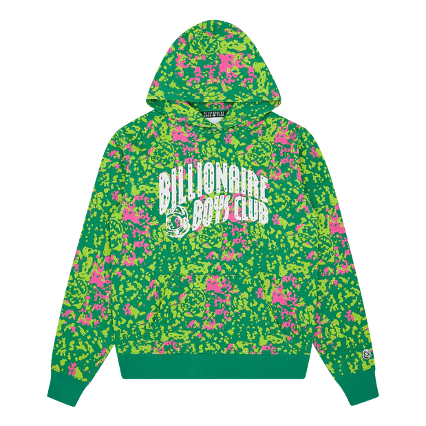 Jungle Camo A/o Popover Hood Green Ao Print