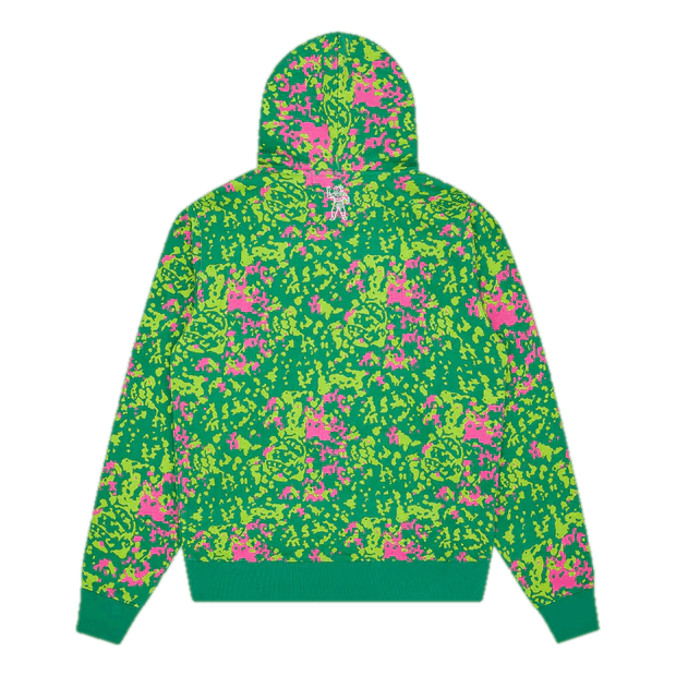 Jungle Camo A/o Popover Hood Green Ao Print