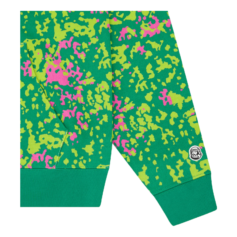 Jungle Camo A/o Popover Hood Green Ao Print