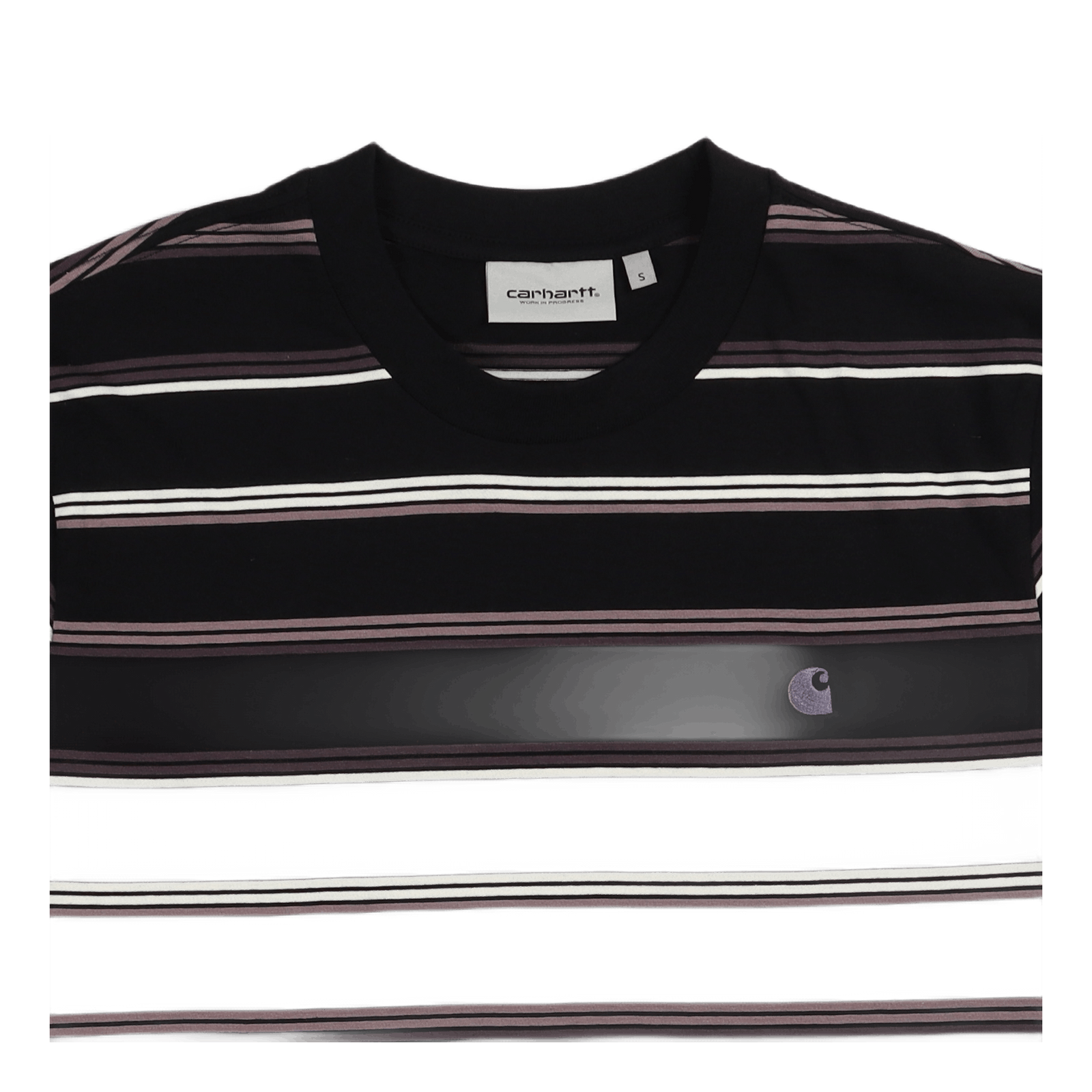 S/s Vonn T-shirt Vonn Stripe, Black / Artichoke