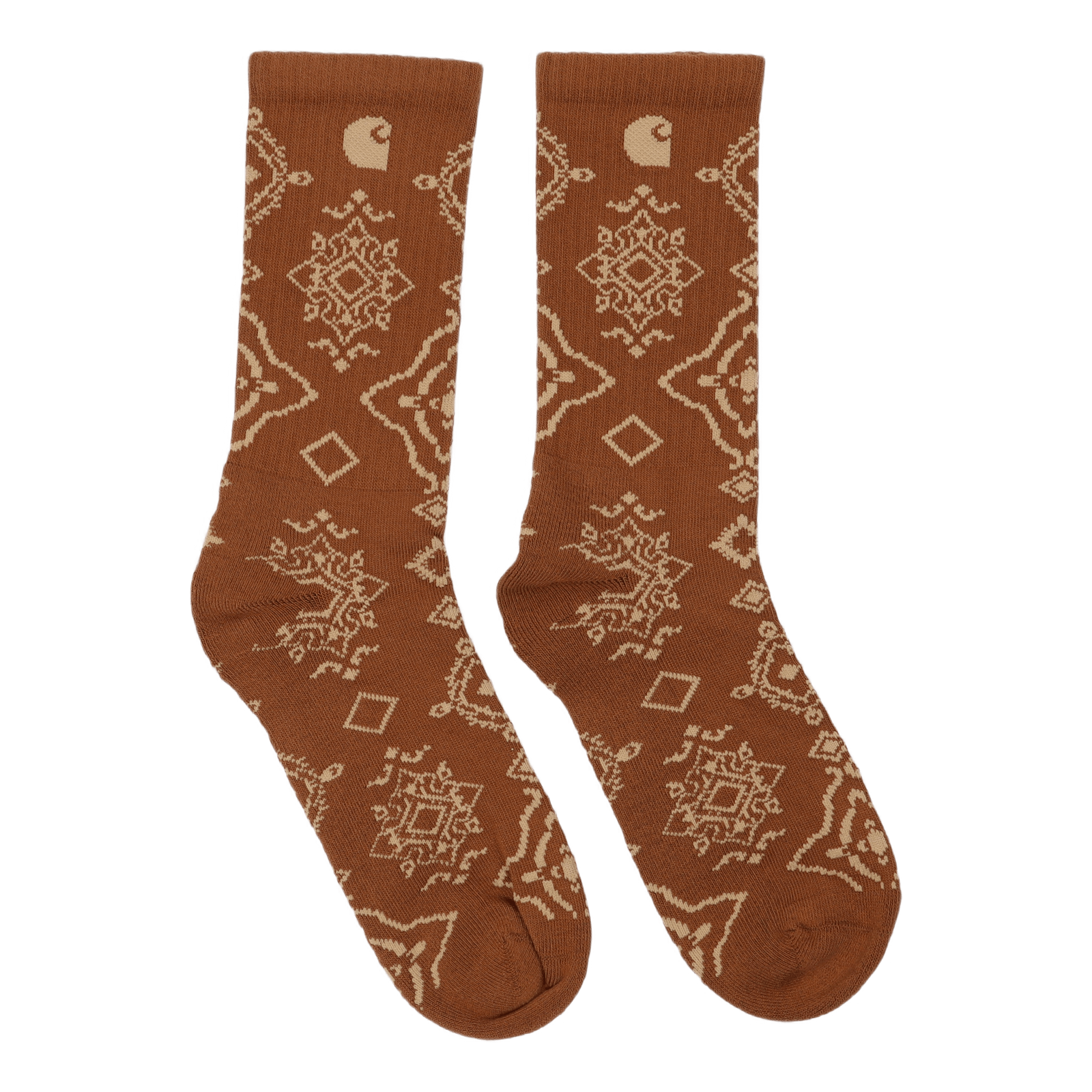 Verse Socks Verse Jacquard, Hamilton Brown