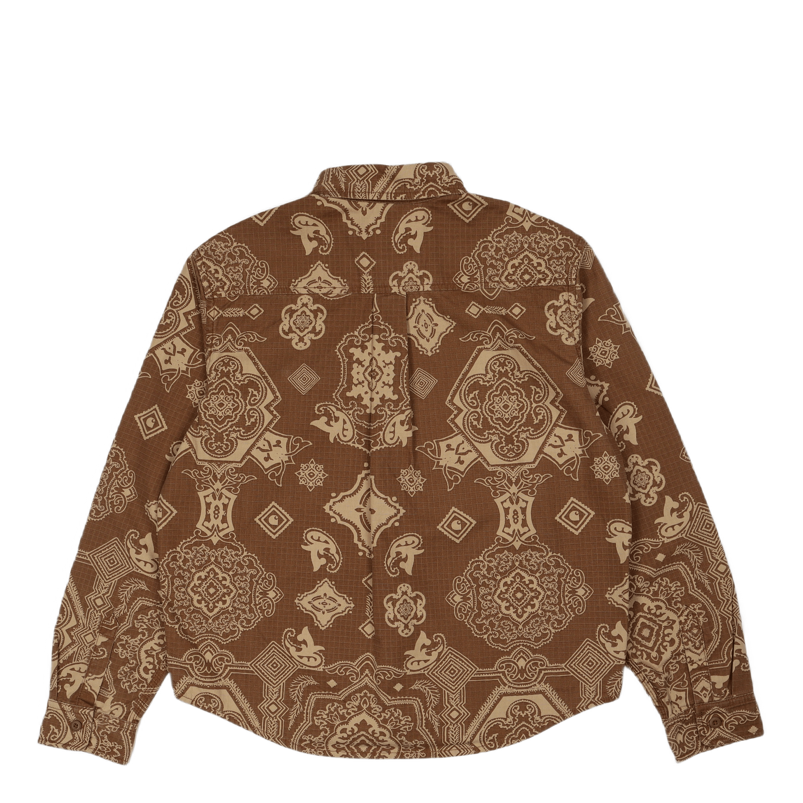 W' L/s Verse Shirt Verse Print, Hamilton Brown
